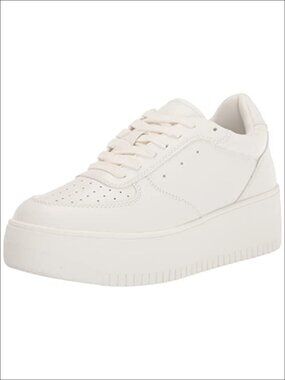 Steve Madden Rocket Platform Sneakers Vegan Leather Lace-Up
